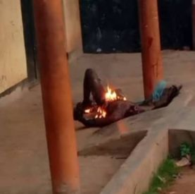  SUSPECTED BODA-BODA THIEF BURNT ALIVE