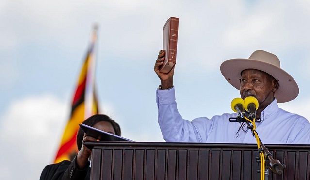  Museveni sworn in as Uganda’s president